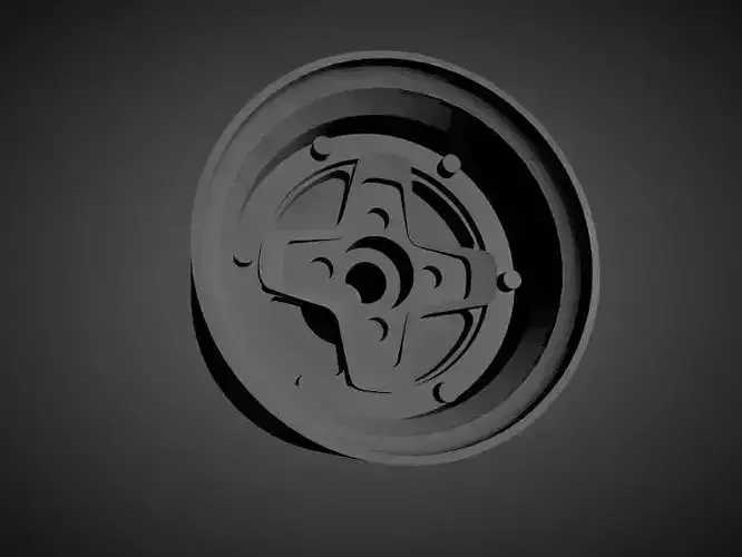 SSR MKII rims with brakes and tires for Hot Wheels 3D print model