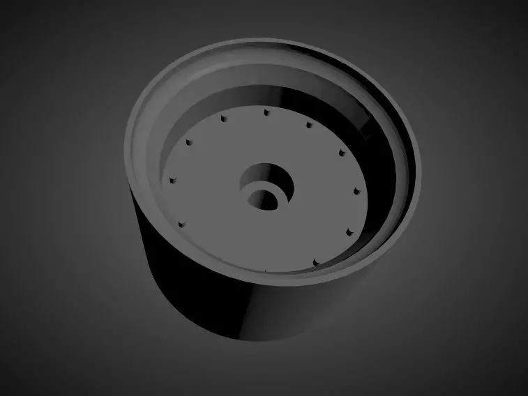 SSR MKI rims with tires for Hot Wheels 3D print model_0