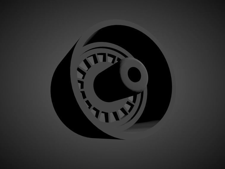 SSR Enkei Focus Racing rims with brakes and tires for Hot Wheels 3D print model_1