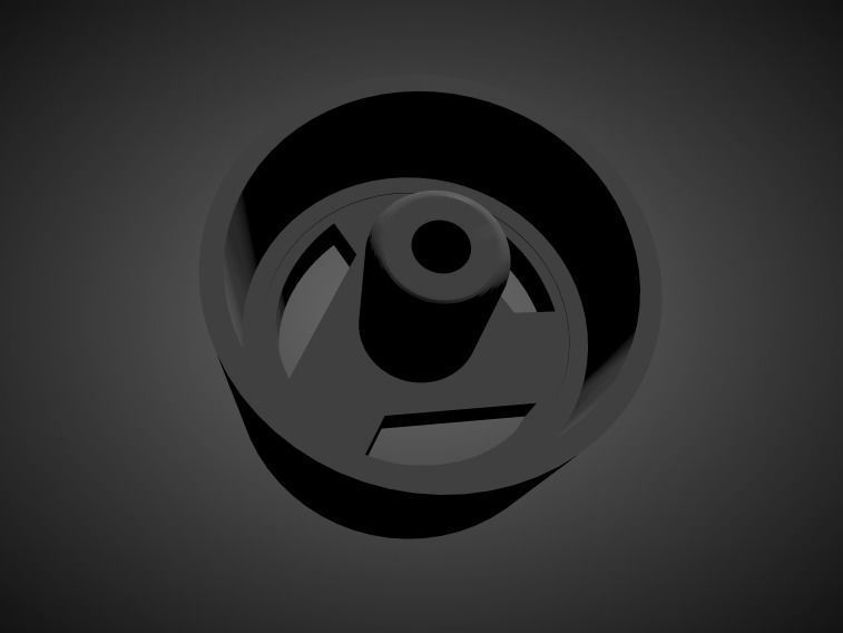 Spalding Message VII rims with brakes and tires for Hot Wheels 3D print model_1