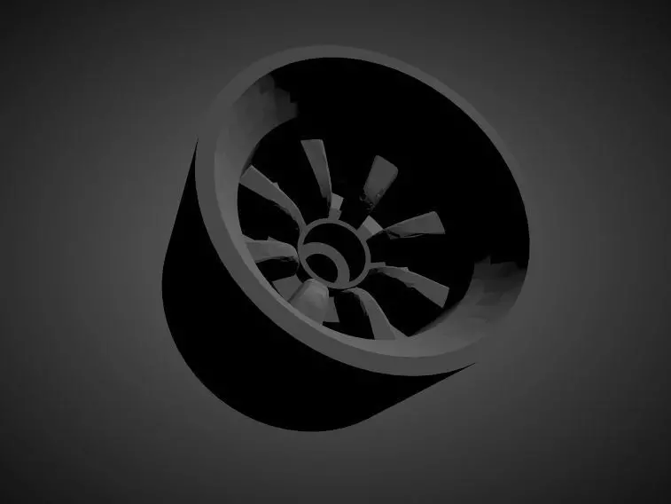 RS Watanabe rims with tires for Hot Wheels 3D print model