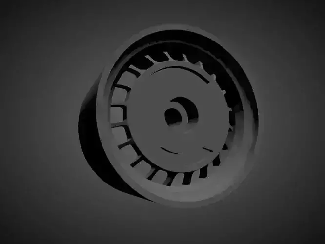 Ronal Turbo rims with brakes and tires for Hot Wheels