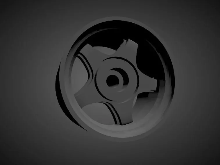 Ronal Centra Type 11 rims with brakes and tires for Hot Wheels 3D print model_0