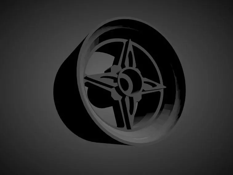 Pasco-Fame Bilbo Riverge 4H rims for Hot Wheels 3D print model_0