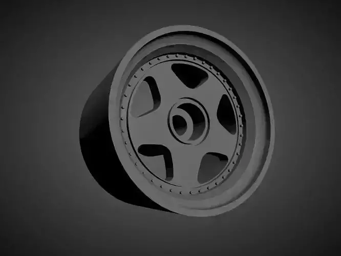 OZ Futura rims with brakes and tires for Hot Wheels 3D print model
