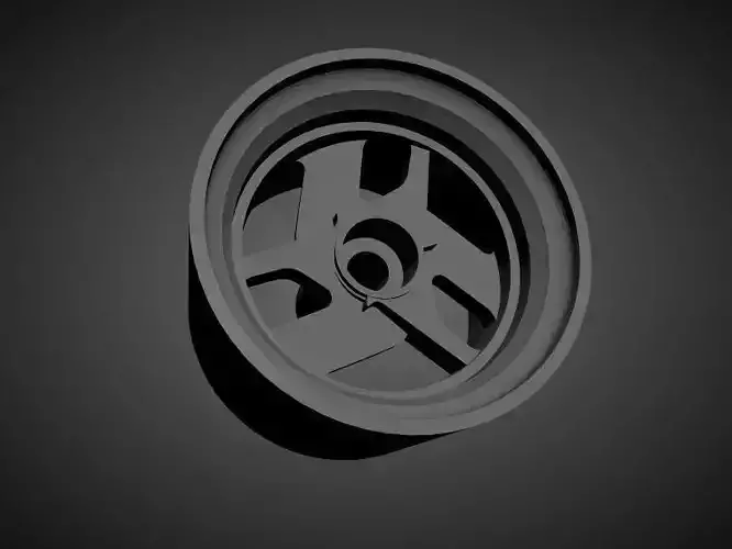 Nothelle N Classic rims with brakes and tires for Hot Wheels 3D print model