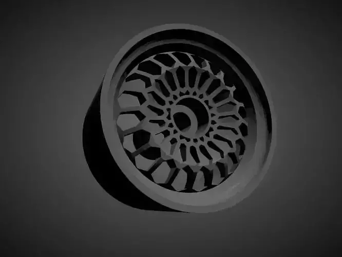 Mtechnica Turbo Rallye rims with brakes and tires for Hot Wheels 3D print model