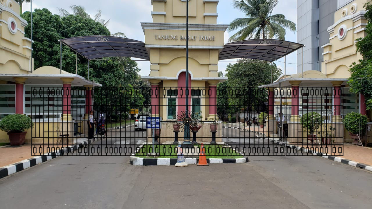 FENCE OFFICE GATE 3D model_2