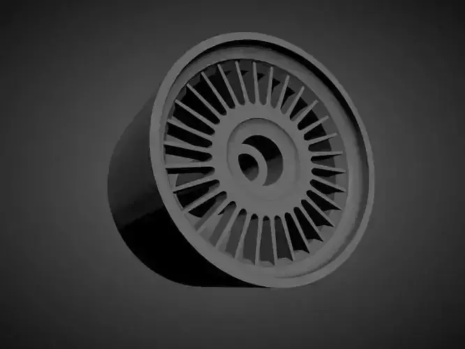 M Sport classic rims with brakes and tires for Hot Wheels 3D print model