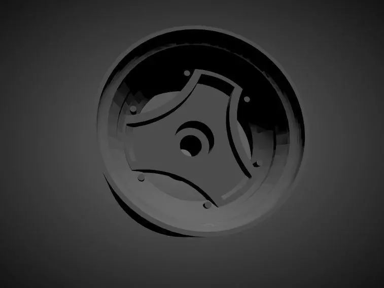 Enkei Silverstar II rims with brakes and tires for Hot Wheels 3D print model_0