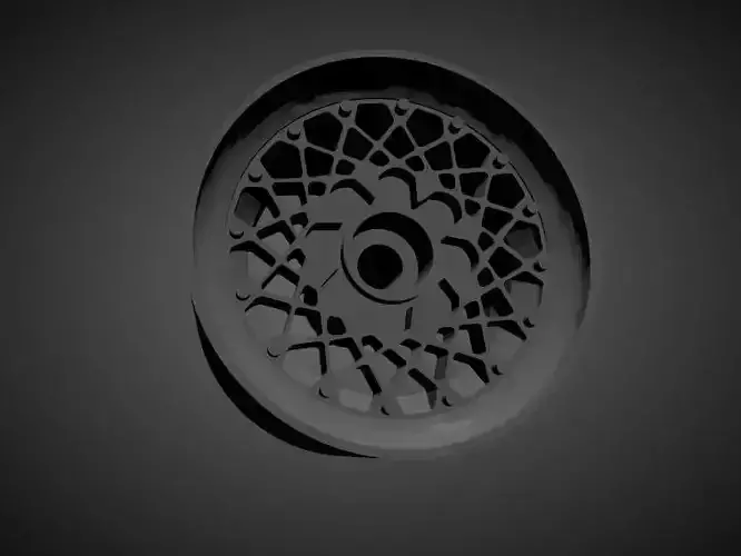 Enkei Apache V rims with brakes and tires for Hot Wheels 3D print model