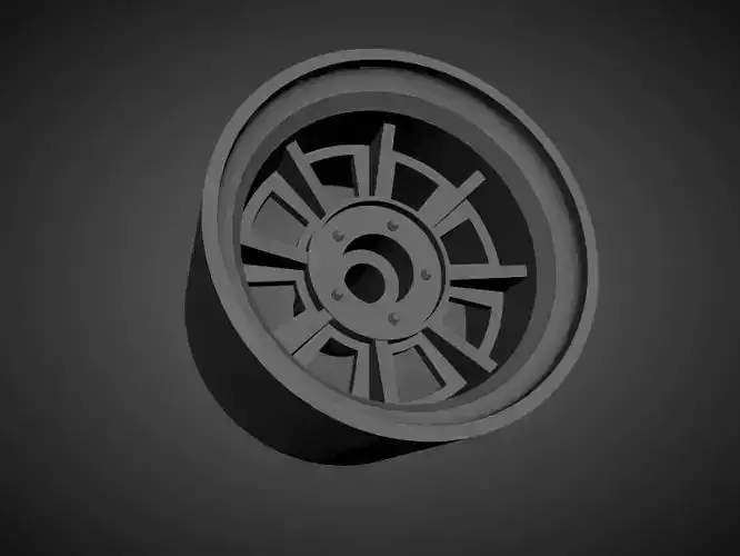 Campagnolo Porsche rims with brakes and tires for Hot Wheels 3D print model
