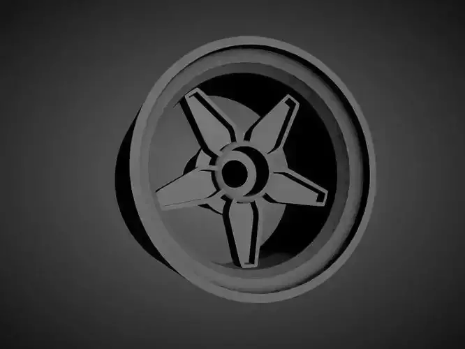 Campagnolo Lancia rims with brakes and tires for Hot Wheels 3D print model