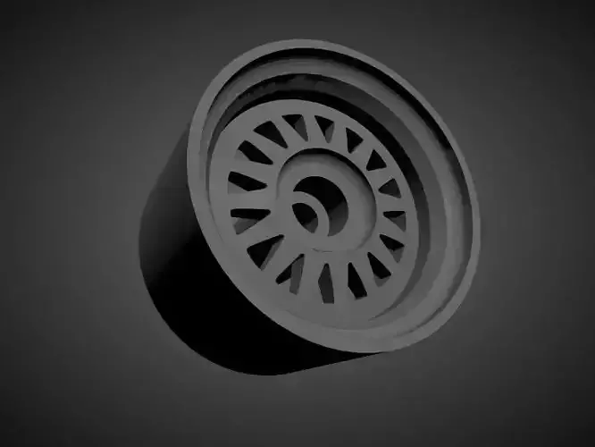 Audi Quattro S4 OEM rims with brakes and tires for Hot Wheels 3D print model