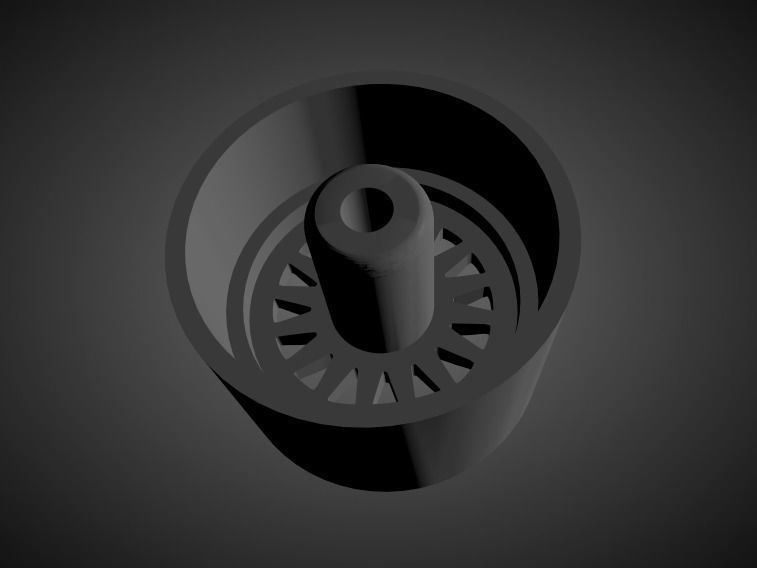 Audi Quattro S4 OEM rims with brakes and tires for Hot Wheels 3D print model_1