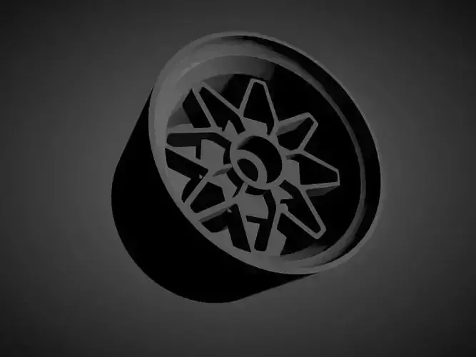 AME 182FR rims with brakes and tires for Hot Wheels 3D print model