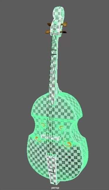 Bass Band 3D model_2
