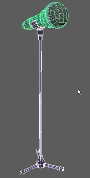 Microphone 3D model_2