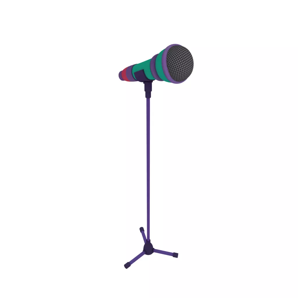 Microphone 3D model_0