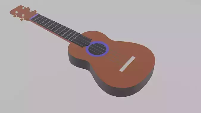 Cartoony Ukulele