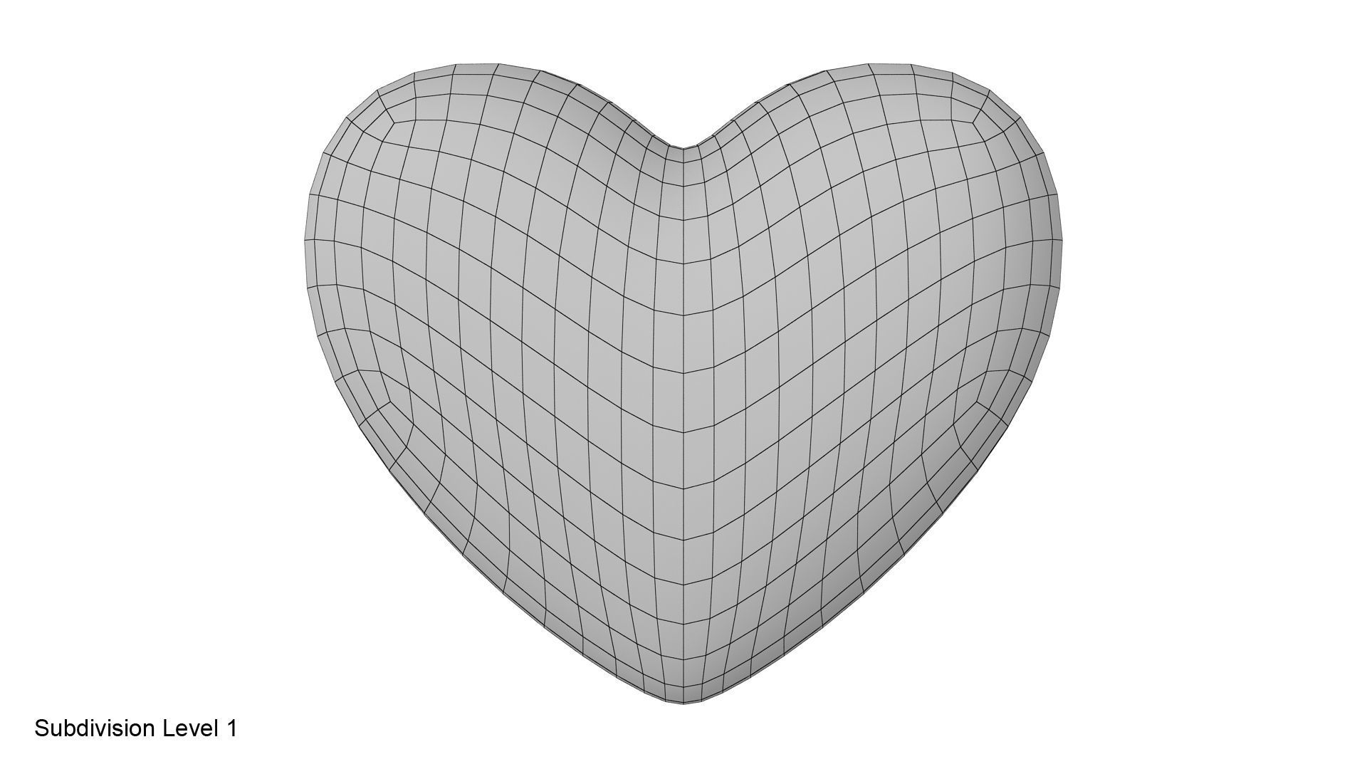 Heart shape 3D model_15