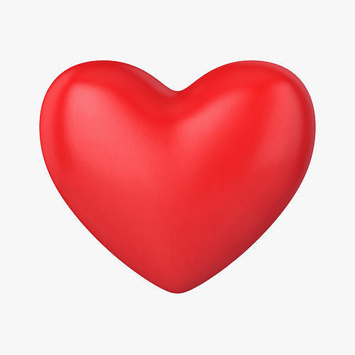 Heart shape 3D model