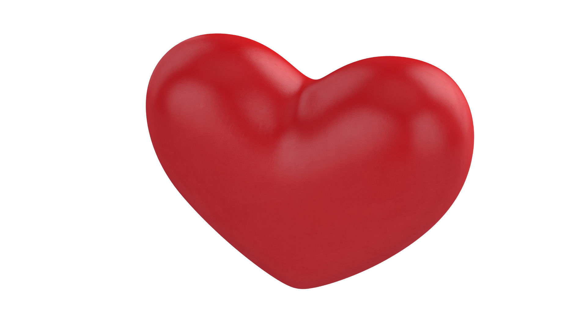 Heart shape 3D model_4