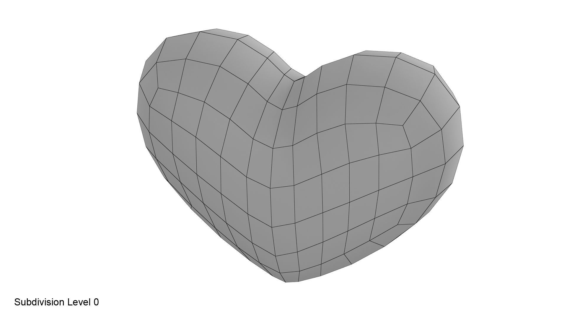 Heart shape 3D model_11