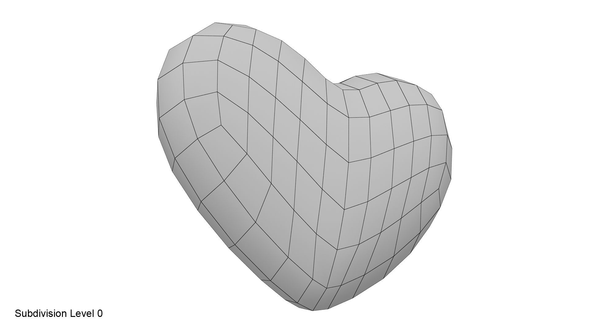 Heart shape 3D model_12