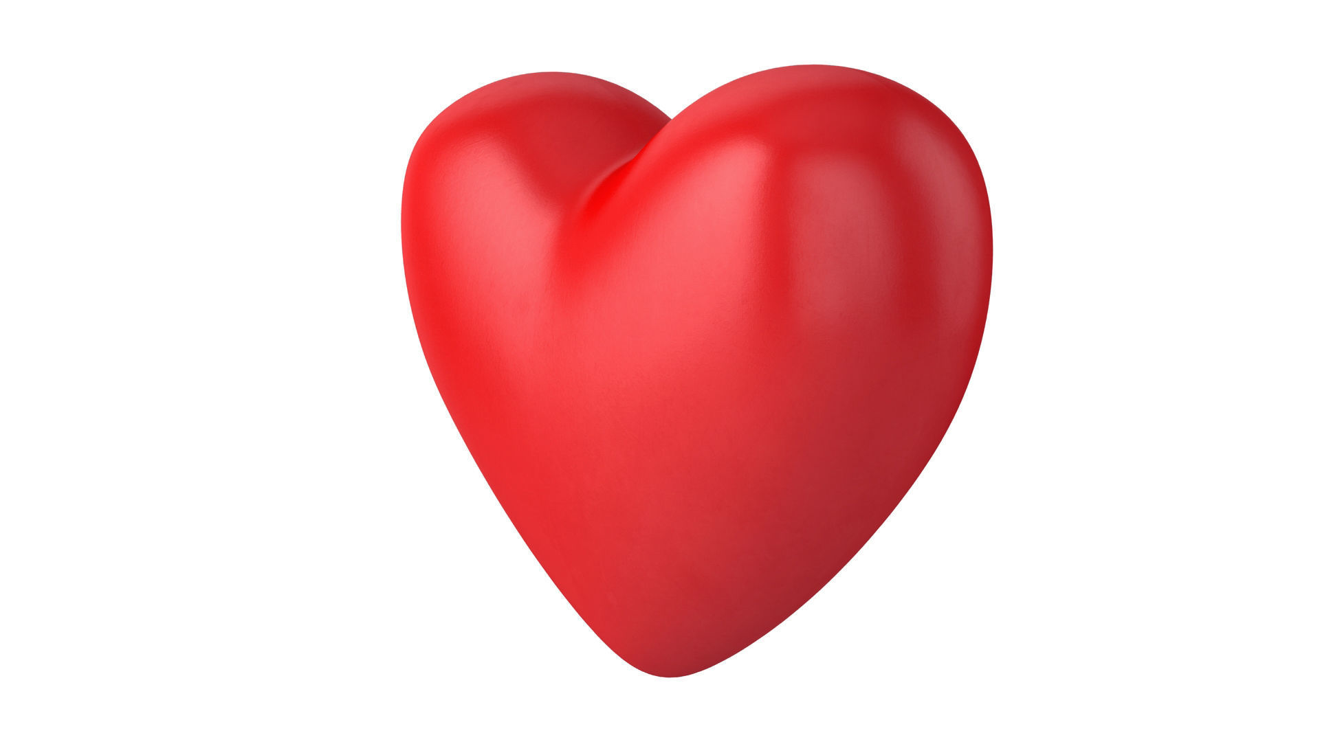 Heart shape 3D model_3