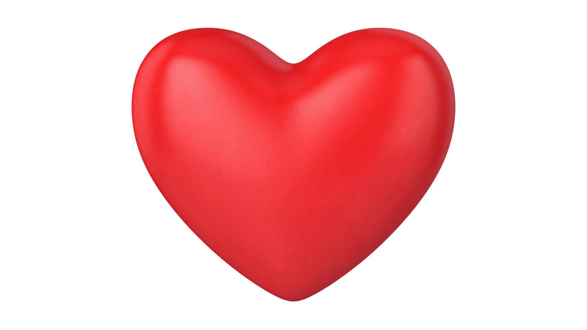 Heart shape 3D model_2