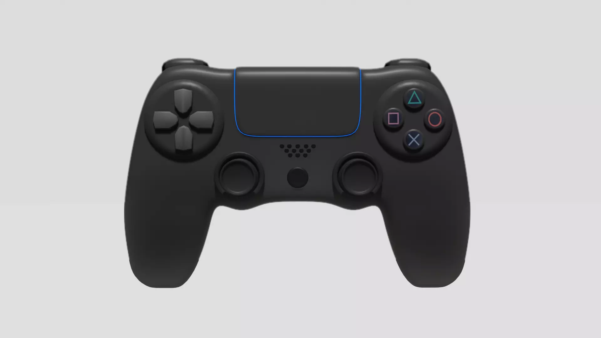 Gamepad handle Low-poly 3D model