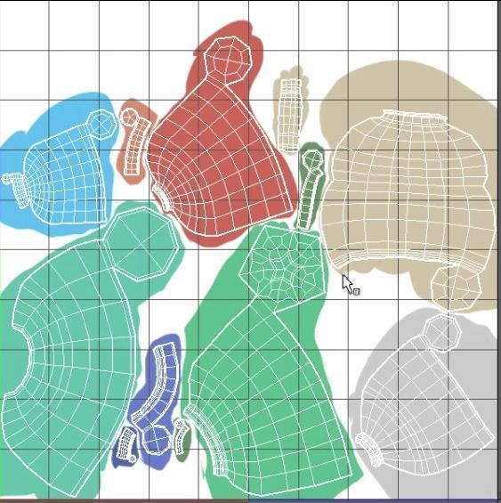 Bottles different colored plastic 3D model_3