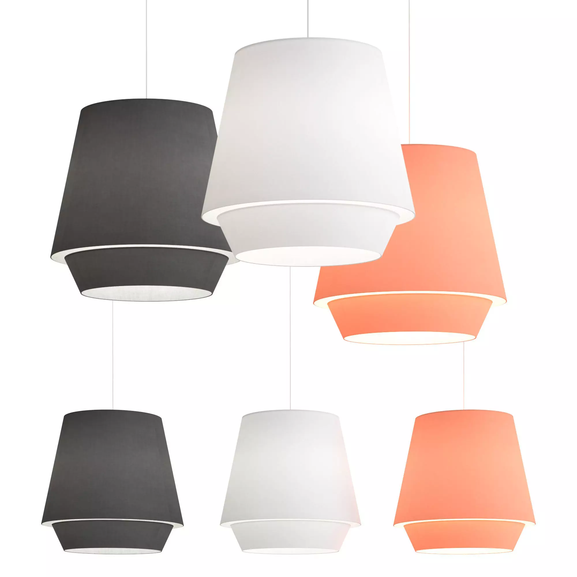 Zero Elements XL ceiling lamp 3D model_0