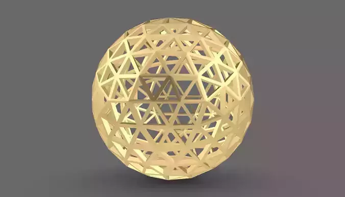 Geodesic Sphere Frame frequency 4