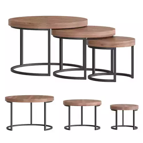 Hugo - Driedelig Salontafel Set