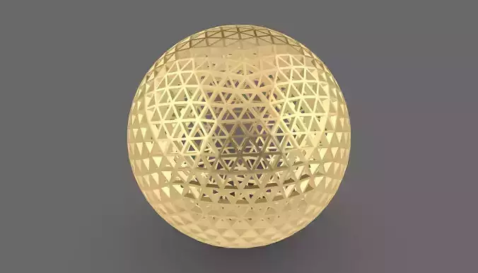 Geodesic Sphere Frame frequency 5