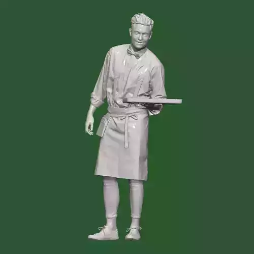 Cameriere - waiter  STL FILE