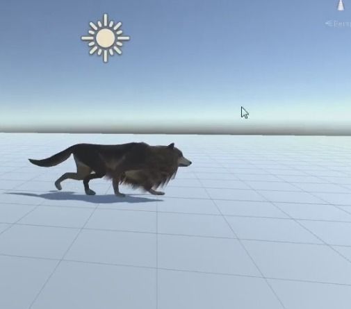 Wolf Rigged Animated and Game Ready Free low-poly 3D model_5