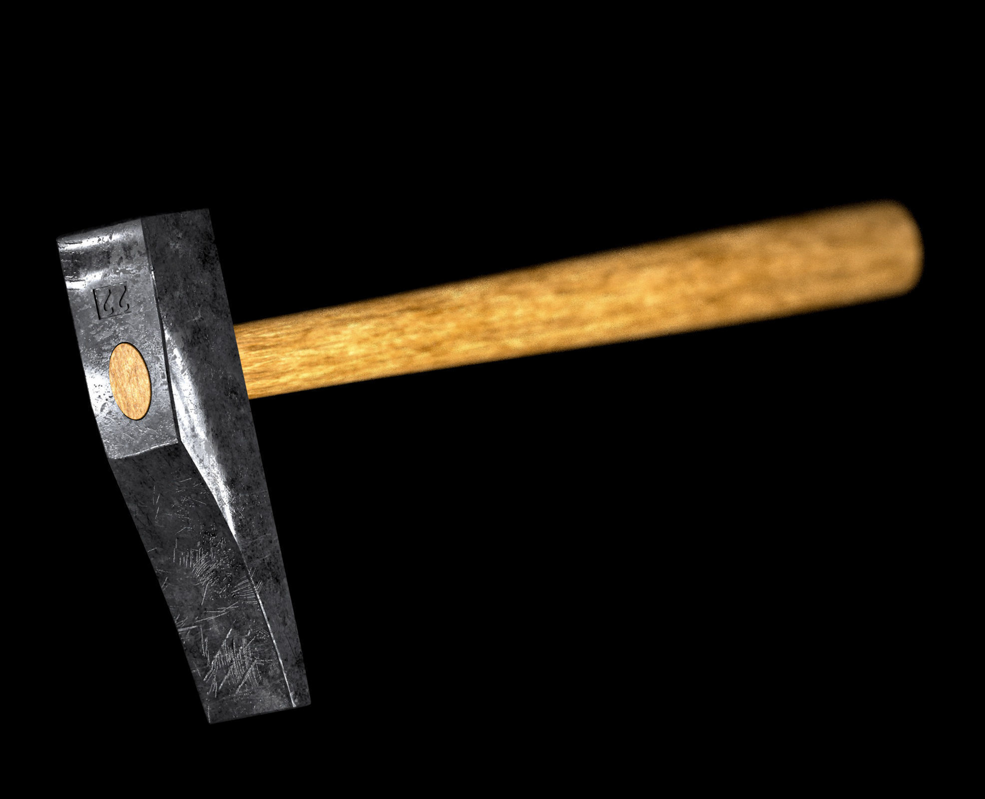 Hammer Simple  3D model_2