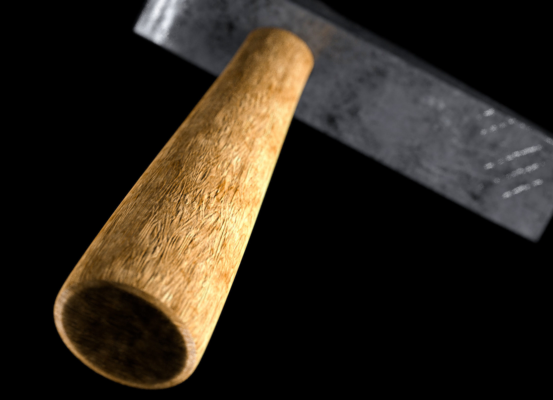 Hammer Simple  3D model_4
