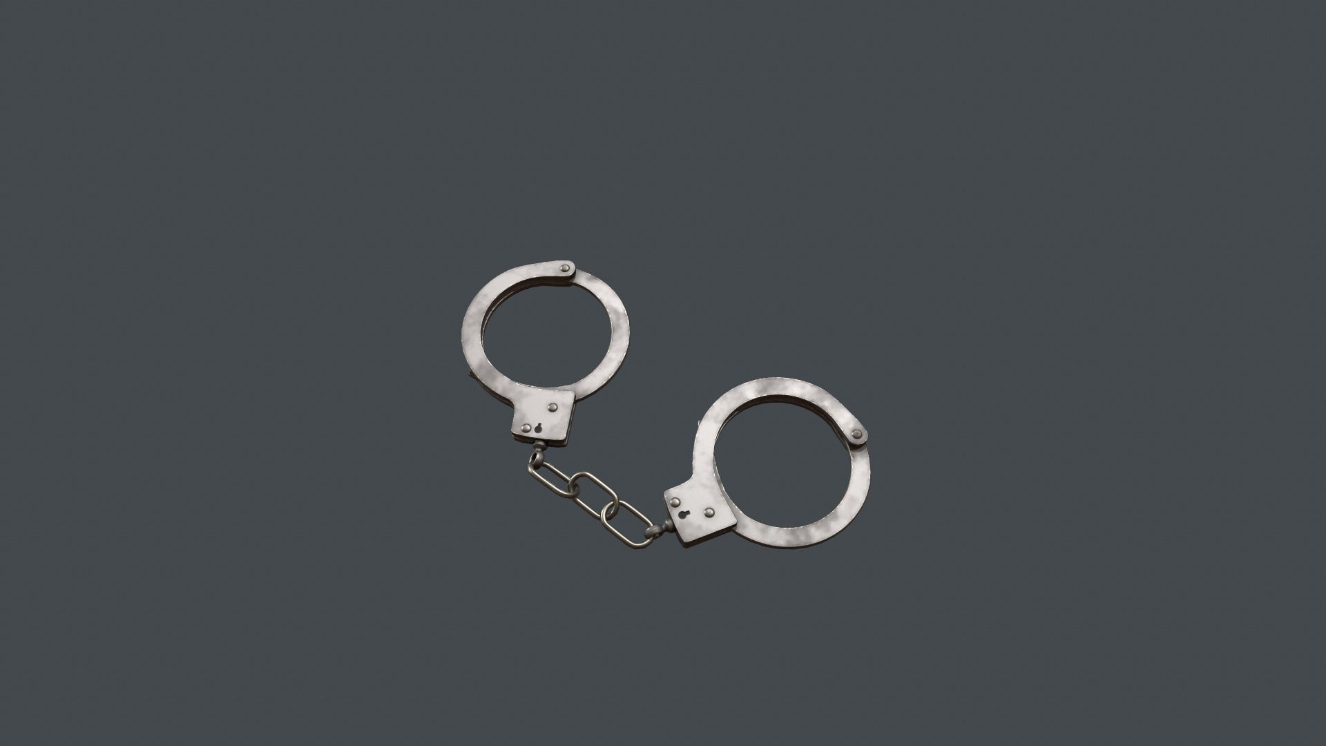 Handcuffs Low-poly 3D model_7