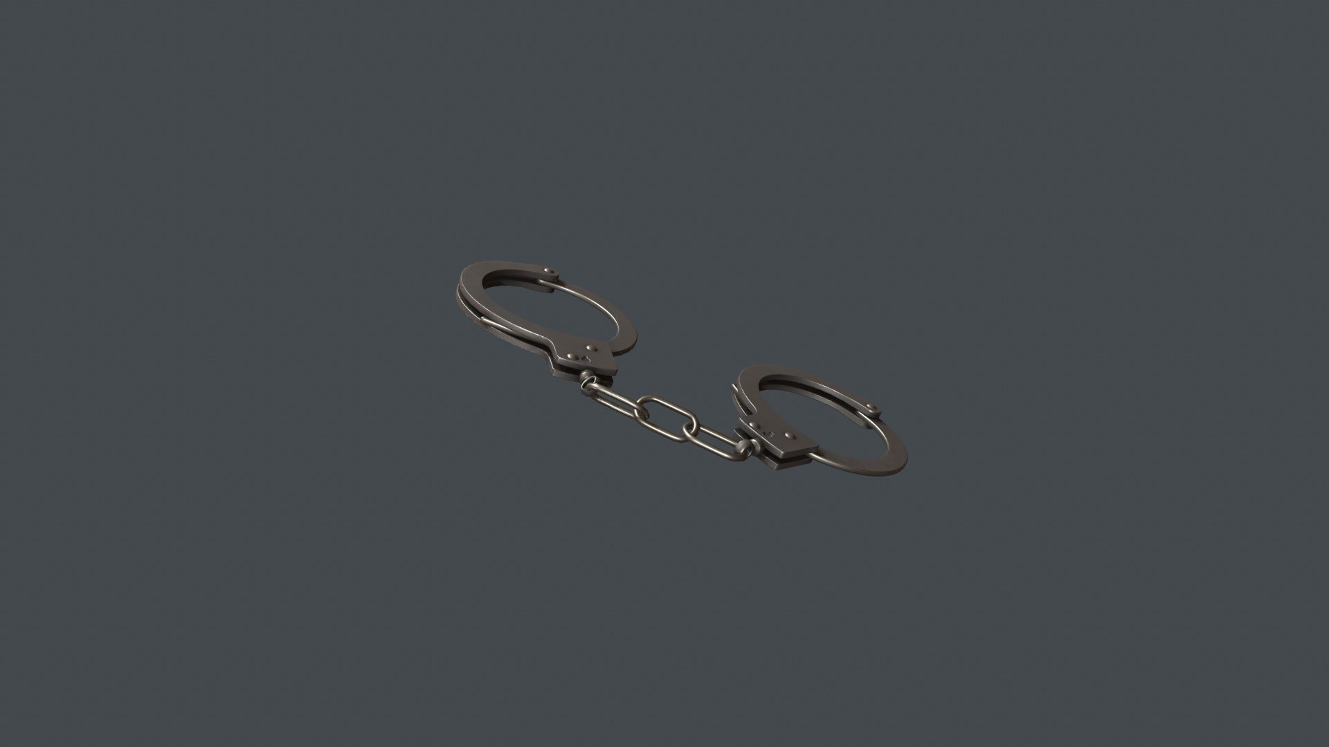 Handcuffs Low-poly 3D model_24