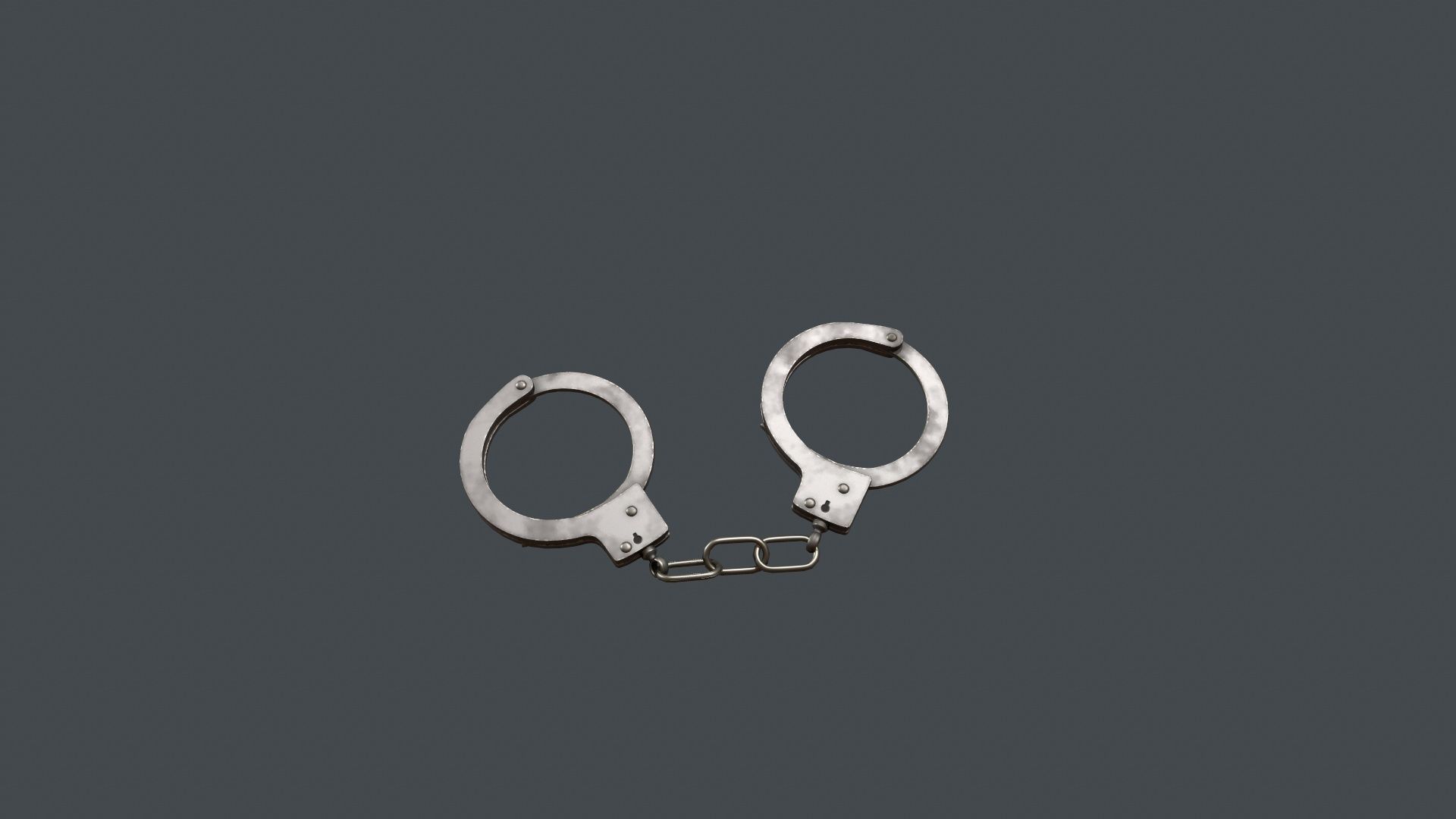 Handcuffs Low-poly 3D model_6