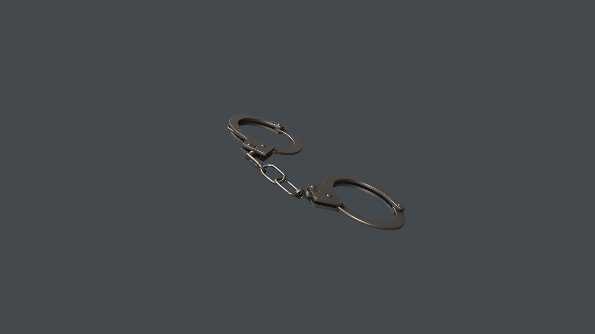 Handcuffs Low-poly 3D model_23