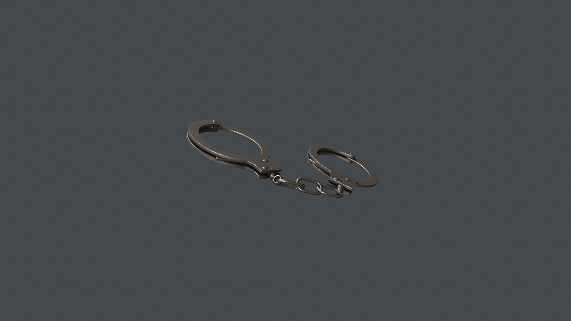 Handcuffs Low-poly 3D model_25