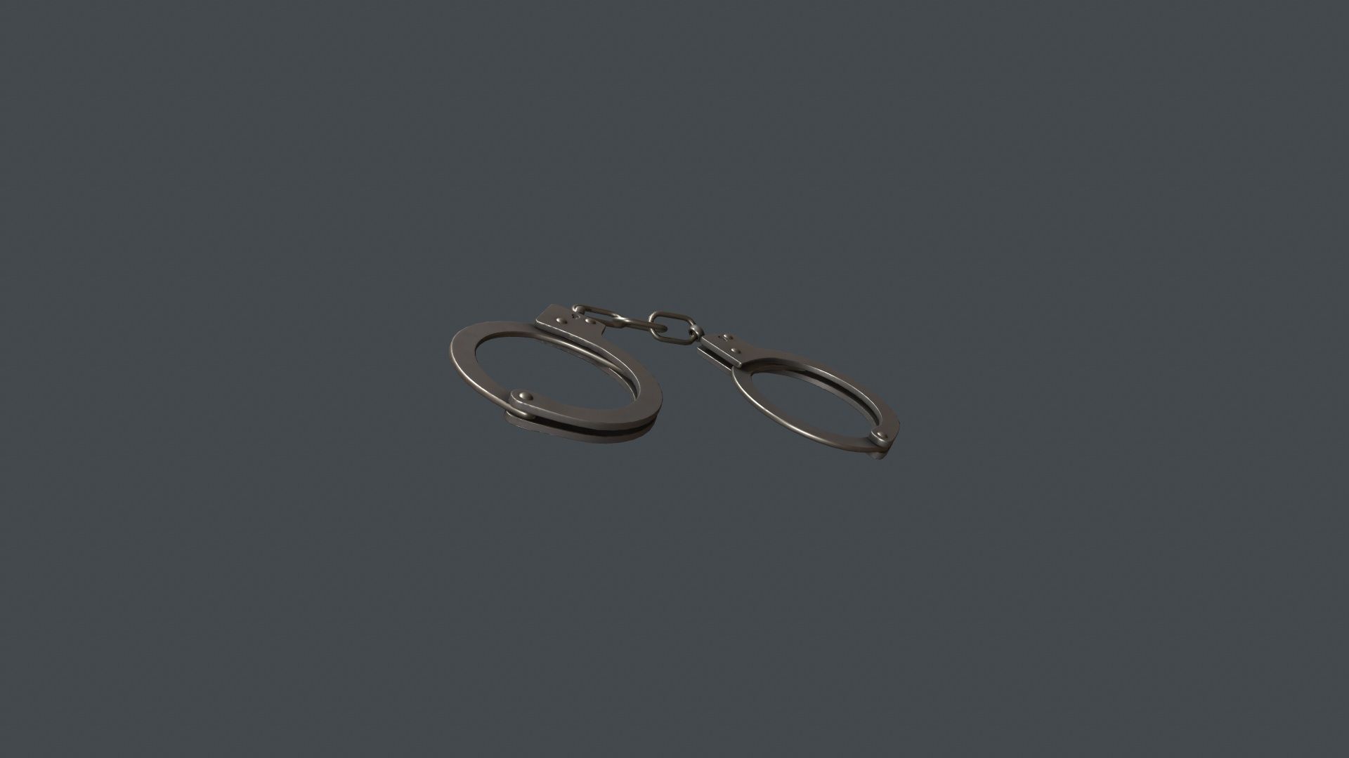 Handcuffs Low-poly 3D model_20