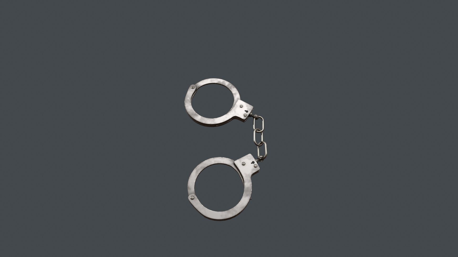 Handcuffs Low-poly 3D model_4