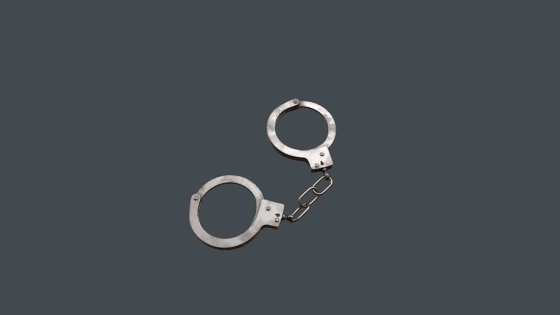 Handcuffs Low-poly 3D model_5