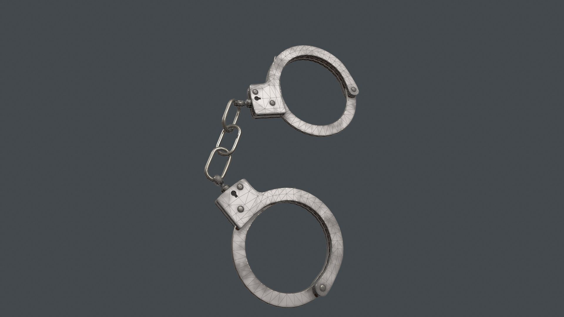 Handcuffs Low-poly 3D model_18